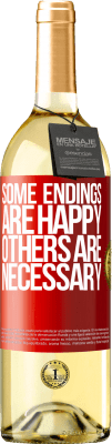 29,95 € Free Shipping | White Wine WHITE Edition Some endings are happy. Others are necessary Red Label. Customizable label Young wine Harvest 2025 Verdejo