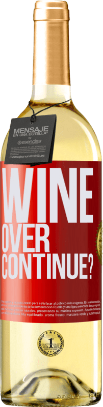 29,95 € Envío gratis | Vino Blanco Edición WHITE Wine over. Continue? Etiqueta Roja. Etiqueta personalizable Vino joven Cosecha 2023 Verdejo