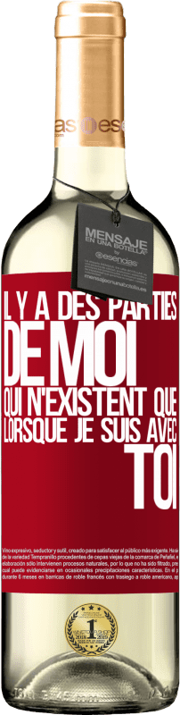 29,95 € Envoi gratuit | Vin blanc Édition WHITE Il y a des parties de moi qui n'existent que lorsque je suis avec toi Étiquette Rouge. Étiquette personnalisable Vin jeune Récolte 2024 Verdejo