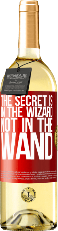 29,95 € Free Shipping | White Wine WHITE Edition The secret is in the wizard, not in the wand Red Label. Customizable label Young wine Harvest 2021 Verdejo