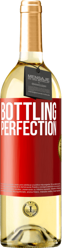29,95 € Envío gratis | Vino Blanco Edición WHITE Bottling perfection Etiqueta Roja. Etiqueta personalizable Vino joven Cosecha 2023 Verdejo