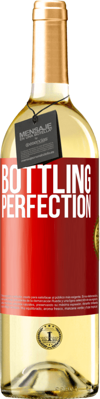 29,95 € Kostenloser Versand | Weißwein WHITE Ausgabe Bottling perfection Rote Markierung. Anpassbares Etikett Junger Wein Ernte 2023 Verdejo