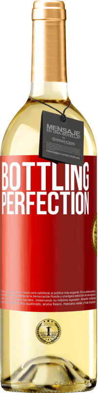 29,95 € Envio grátis | Vinho branco Edição WHITE Bottling perfection Etiqueta Vermelha. Etiqueta personalizável Vinho jovem Colheita 2023 Verdejo