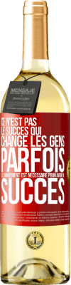 29,95 € Envoi gratuit | Vin blanc Édition WHITE Ce n'est pas le succès qui change les gens. Parfois le changement est nécessaire pour avoir du succès Étiquette Rouge. Étiquette personnalisable Vin jeune Récolte 2024 Verdejo