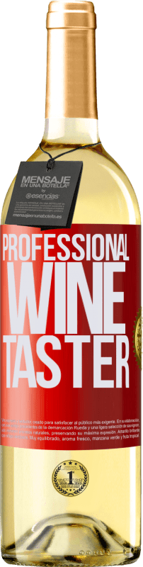 29,95 € Kostenloser Versand | Weißwein WHITE Ausgabe Professional wine taster Rote Markierung. Anpassbares Etikett Junger Wein Ernte 2024 Verdejo