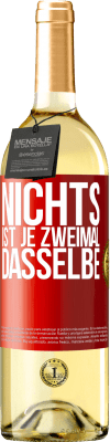 29,95 € Kostenloser Versand | Weißwein WHITE Ausgabe Nichts ist je zweimal dasselbe Rote Markierung. Anpassbares Etikett Junger Wein Ernte 2023 Verdejo