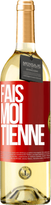 29,95 € Envoi gratuit | Vin blanc Édition WHITE Fais-moi tienne Étiquette Rouge. Étiquette personnalisable Vin jeune Récolte 2025 Verdejo