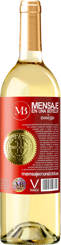 29,95 € Free Shipping | White Wine WHITE Edition Designing is an abstract activity that involves programming, projecting, communicating ... and translating the invisible Red Label. Customizable label Young wine Harvest 2024 Verdejo