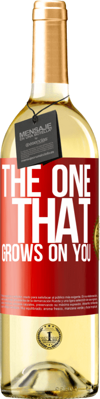 29,95 € 送料無料 | 白ワイン WHITEエディション The one that grows on you 赤いタグ. カスタマイズ可能なラベル 若いワイン 収穫 2024 Verdejo