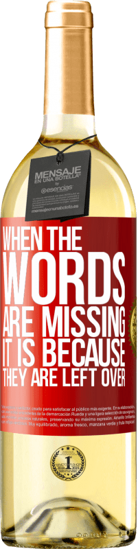 29,95 € Free Shipping | White Wine WHITE Edition When the words are missing, it is because they are left over Red Label. Customizable label Young wine Harvest 2025 Verdejo