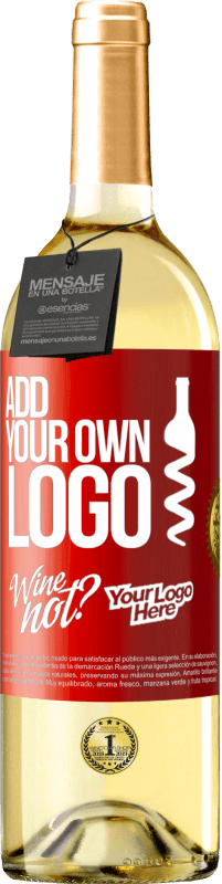 29,95 € Free Shipping | White Wine WHITE Edition Add your own logo Red Label. Customizable label Young wine Harvest 2021 Verdejo