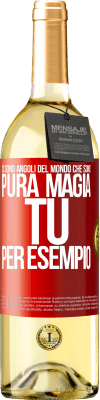 29,95 € Spedizione Gratuita | Vino bianco Edizione WHITE Ci sono angoli del mondo che sono pura magia. Tu per esempio Etichetta Rossa. Etichetta personalizzabile Vino giovane Raccogliere 2025 Verdejo