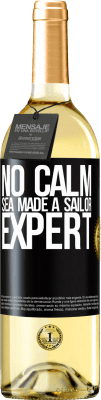 29,95 € Free Shipping | White Wine WHITE Edition No calm sea made a sailor expert Black Label. Customizable label Young wine Harvest 2023 Verdejo