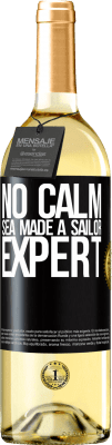 29,95 € Free Shipping | White Wine WHITE Edition No calm sea made a sailor expert Black Label. Customizable label Young wine Harvest 2025 Verdejo