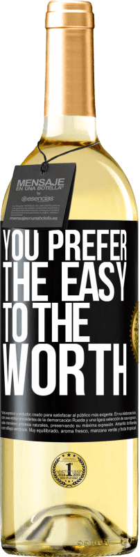 29,95 € Free Shipping | White Wine WHITE Edition You prefer the easy to the worth Black Label. Customizable label Young wine Harvest 2025 Verdejo