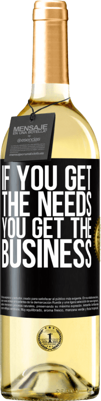 29,95 € Free Shipping | White Wine WHITE Edition If you get the needs, you get the business Black Label. Customizable label Young wine Harvest 2025 Verdejo