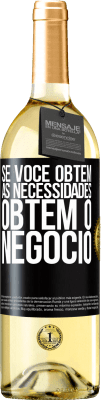 29,95 € Envio grátis | Vinho branco Edição WHITE Se você obtém as necessidades, obtém o negócio Etiqueta Preta. Etiqueta personalizável Vinho jovem Colheita 2024 Verdejo