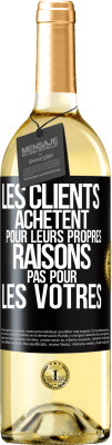 29,95 € Envoi gratuit | Vin blanc Édition WHITE Les clients achètent pour leurs propres raisons pas pour les vôtres Étiquette Noire. Étiquette personnalisable Vin jeune Récolte 2024 Verdejo