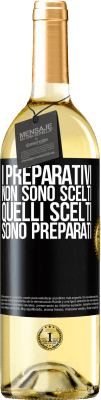 29,95 € Spedizione Gratuita | Vino bianco Edizione WHITE I preparativi non sono scelti, quelli scelti sono preparati Etichetta Nera. Etichetta personalizzabile Vino giovane Raccogliere 2023 Verdejo