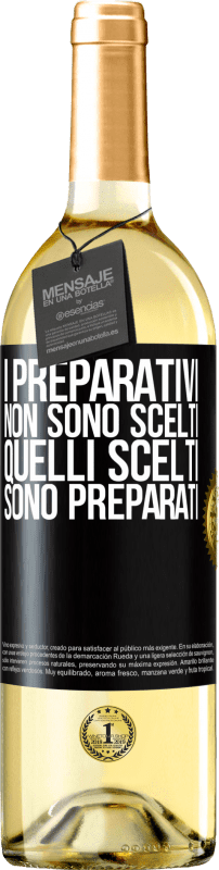 29,95 € Spedizione Gratuita | Vino bianco Edizione WHITE I preparativi non sono scelti, quelli scelti sono preparati Etichetta Nera. Etichetta personalizzabile Vino giovane Raccogliere 2024 Verdejo