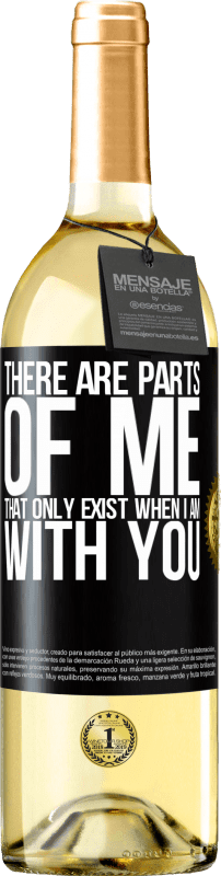 29,95 € Free Shipping | White Wine WHITE Edition There are parts of me that only exist when I am with you Black Label. Customizable label Young wine Harvest 2024 Verdejo