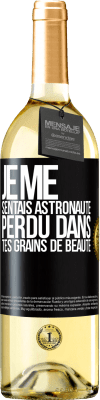 29,95 € Envoi gratuit | Vin blanc Édition WHITE Je me sentais astronaute, perdu dans tes grains de beauté Étiquette Noire. Étiquette personnalisable Vin jeune Récolte 2024 Verdejo