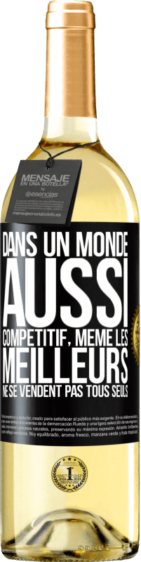 29,95 € Envoi gratuit | Vin blanc Édition WHITE Dans un monde aussi compétitif, même les meilleurs ne se vendent pas tous seuls Étiquette Noire. Étiquette personnalisable Vin jeune Récolte 2024 Verdejo