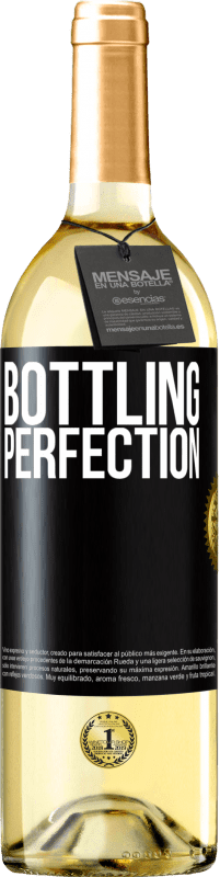 29,95 € Envío gratis | Vino Blanco Edición WHITE Bottling perfection Etiqueta Negra. Etiqueta personalizable Vino joven Cosecha 2024 Verdejo