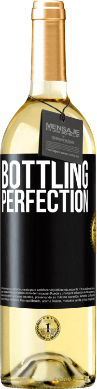 29,95 € Spedizione Gratuita | Vino bianco Edizione WHITE Bottling perfection Etichetta Nera. Etichetta personalizzabile Vino giovane Raccogliere 2025 Verdejo