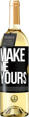 29,95 € Free Shipping | White Wine WHITE Edition Make me yours Black Label. Customizable label Young wine Harvest 2025 Verdejo