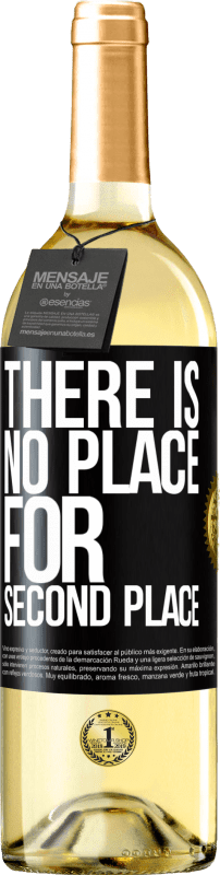 29,95 € Free Shipping | White Wine WHITE Edition There is no place for second place Black Label. Customizable label Young wine Harvest 2024 Verdejo