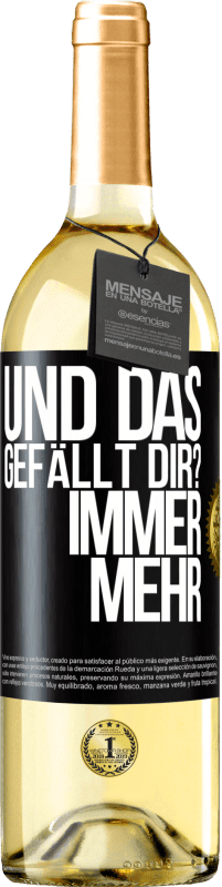 29,95 € Kostenloser Versand | Weißwein WHITE Ausgabe Und das gefällt dir? Immer mehr Schwarzes Etikett. Anpassbares Etikett Junger Wein Ernte 2024 Verdejo