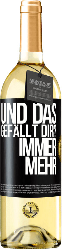 29,95 € Kostenloser Versand | Weißwein WHITE Ausgabe Und das gefällt dir? Immer mehr Schwarzes Etikett. Anpassbares Etikett Junger Wein Ernte 2025 Verdejo