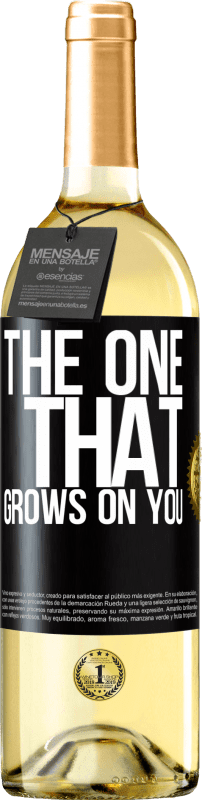29,95 € 送料無料 | 白ワイン WHITEエディション The one that grows on you ブラックラベル. カスタマイズ可能なラベル 若いワイン 収穫 2024 Verdejo