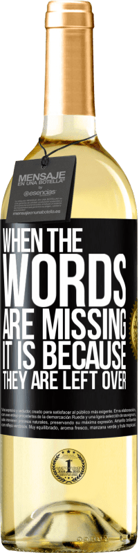 29,95 € Free Shipping | White Wine WHITE Edition When the words are missing, it is because they are left over Black Label. Customizable label Young wine Harvest 2025 Verdejo