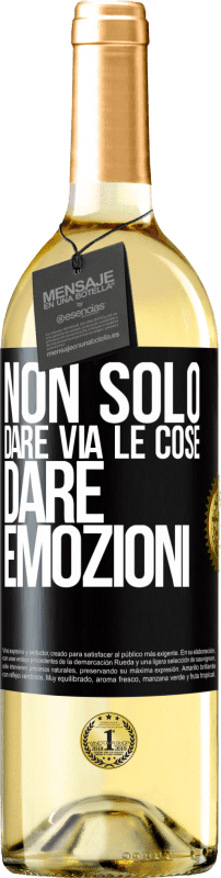 29,95 € Spedizione Gratuita | Vino bianco Edizione WHITE Non solo dare via le cose, dare emozioni Etichetta Nera. Etichetta personalizzabile Vino giovane Raccogliere 2024 Verdejo