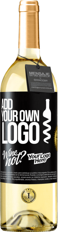 29,95 € Free Shipping | White Wine WHITE Edition Add your own logo Black Label. Customizable label Young wine Harvest 2024 Verdejo