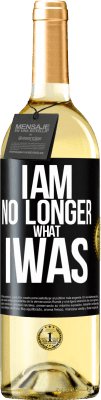 29,95 € Free Shipping | White Wine WHITE Edition I am no longer what I was Black Label. Customizable label Young wine Harvest 2024 Verdejo