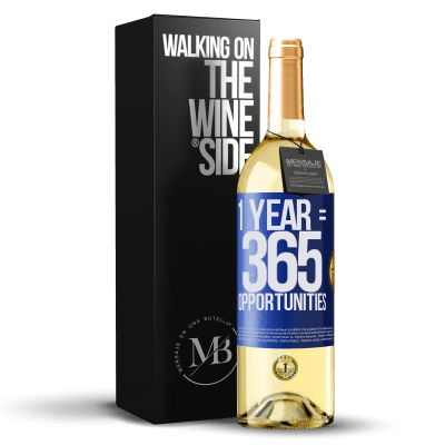 «1 year 365 opportunities» WHITE Ausgabe
