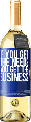 29,95 € Free Shipping | White Wine WHITE Edition If you get the needs, you get the business Blue Label. Customizable label Young wine Harvest 2024 Verdejo