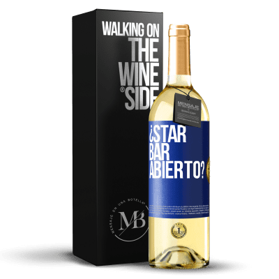 «¿STAR BAR abierto?» Edición WHITE