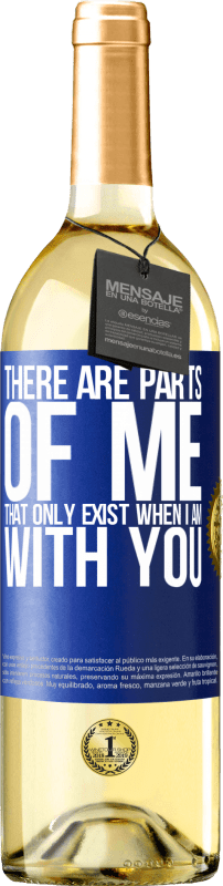 29,95 € Free Shipping | White Wine WHITE Edition There are parts of me that only exist when I am with you Blue Label. Customizable label Young wine Harvest 2024 Verdejo