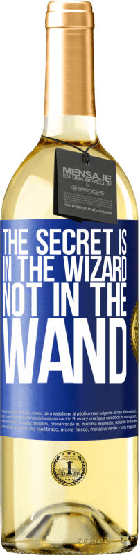 29,95 € Free Shipping | White Wine WHITE Edition The secret is in the wizard, not in the wand Blue Label. Customizable label Young wine Harvest 2024 Verdejo