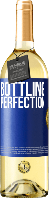 29,95 € Kostenloser Versand | Weißwein WHITE Ausgabe Bottling perfection Blaue Markierung. Anpassbares Etikett Junger Wein Ernte 2024 Verdejo