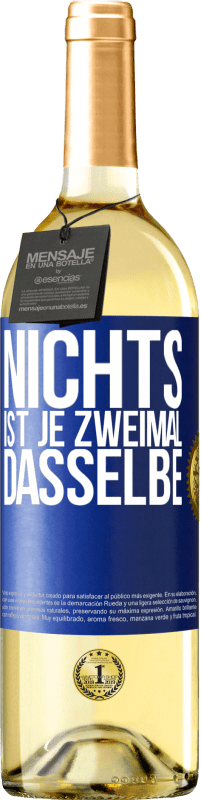 29,95 € Kostenloser Versand | Weißwein WHITE Ausgabe Nichts ist je zweimal dasselbe Blaue Markierung. Anpassbares Etikett Junger Wein Ernte 2023 Verdejo