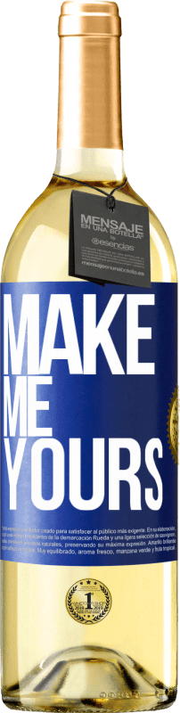 29,95 € 免费送货 | 白葡萄酒 WHITE版 让我成为你的 蓝色标签. 可自定义的标签 青年酒 收成 2023 Verdejo