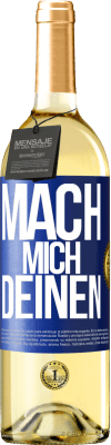 29,95 € Kostenloser Versand | Weißwein WHITE Ausgabe Mach mich Deinen Blaue Markierung. Anpassbares Etikett Junger Wein Ernte 2025 Verdejo