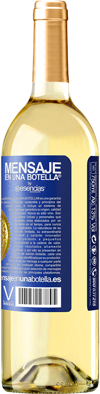 29,95 € Free Shipping | White Wine WHITE Edition Designing is an abstract activity that involves programming, projecting, communicating ... and translating the invisible Blue Label. Customizable label Young wine Harvest 2025 Verdejo