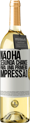 29,95 € Envio grátis | Vinho branco Edição WHITE Não há segunda chance para uma primeira impressão Etiqueta Branca. Etiqueta personalizável Vinho jovem Colheita 2023 Verdejo