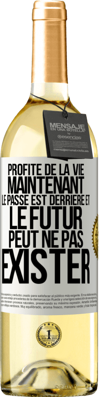 29,95 € Envoi gratuit | Vin blanc Édition WHITE Profite de la vie maintenant, le passé est derrière et le futur peut ne pas exister Étiquette Blanche. Étiquette personnalisable Vin jeune Récolte 2024 Verdejo